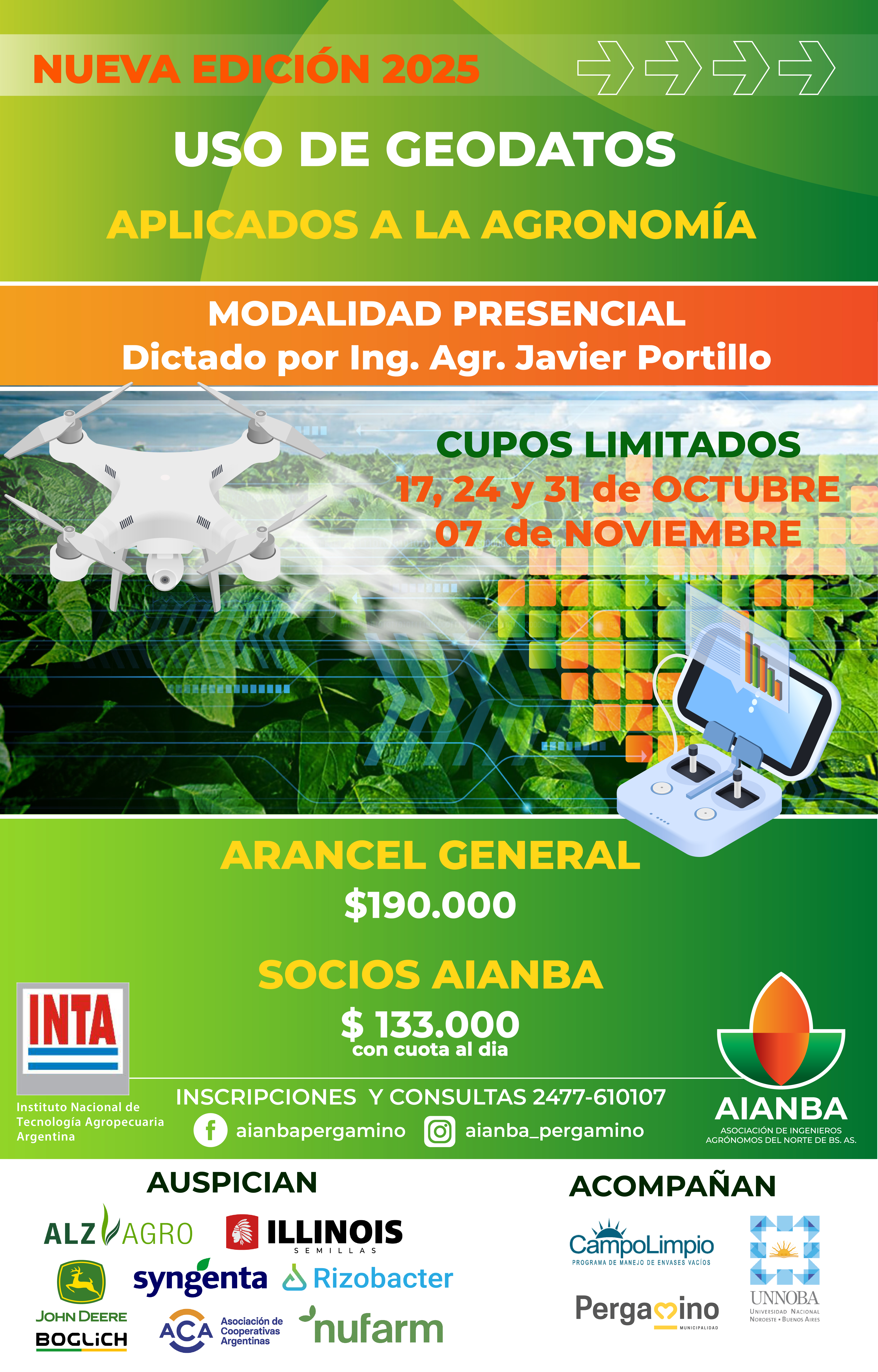 Curso de uso de Geodatos  - Aplicado a la Agronomía